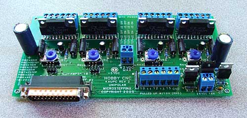 Completed HobbyCNC Board