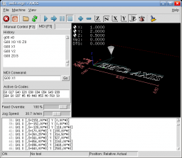 Using the MDI Command Line in AXIS